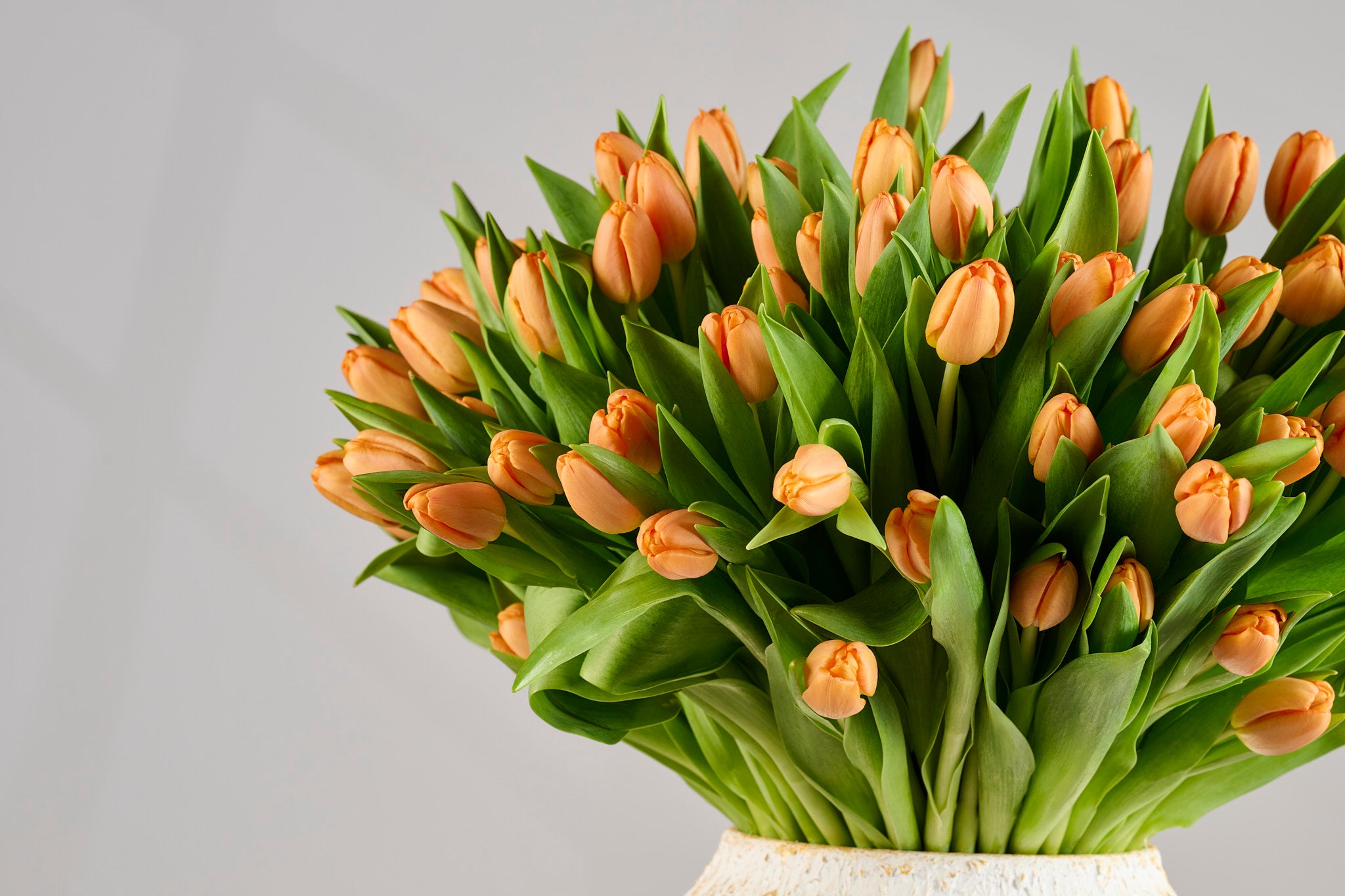 Vibrant tangerine floral arrangement gift - premium orange flowers same day UAE florist