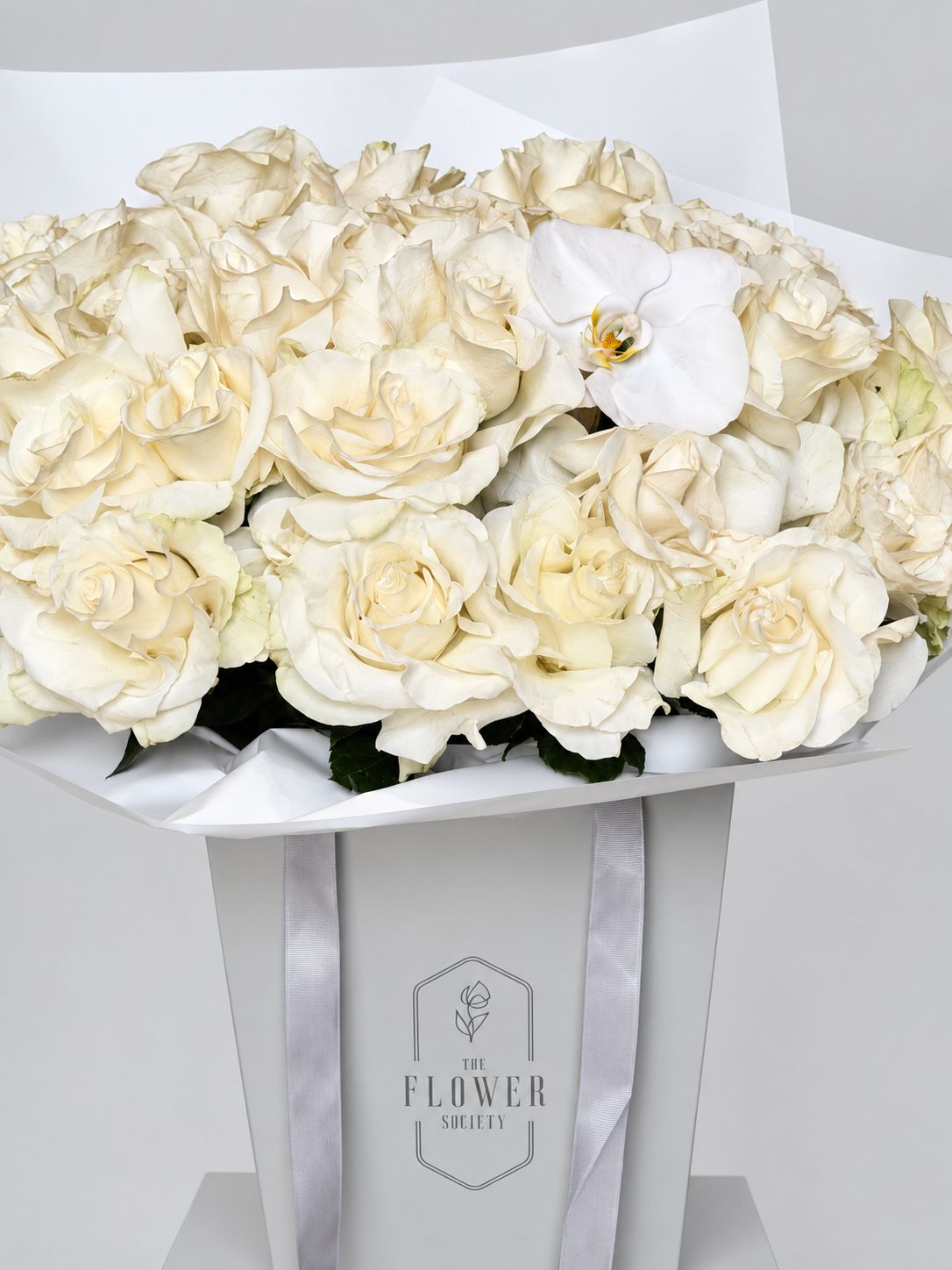 WHITE ROSES BOUQUET