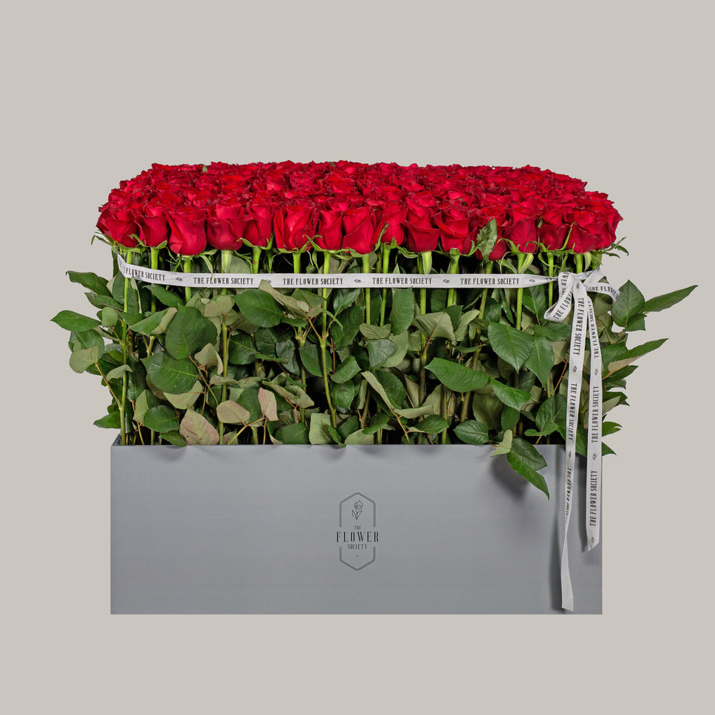 LA SUBLIME BOITE DE ROSES (RED ROSES)