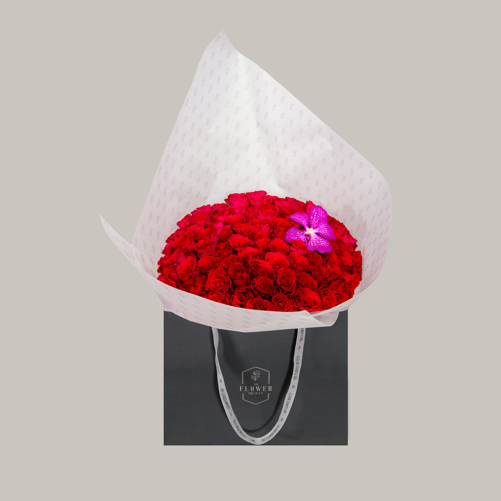 100 RED ROSE BOUQUET