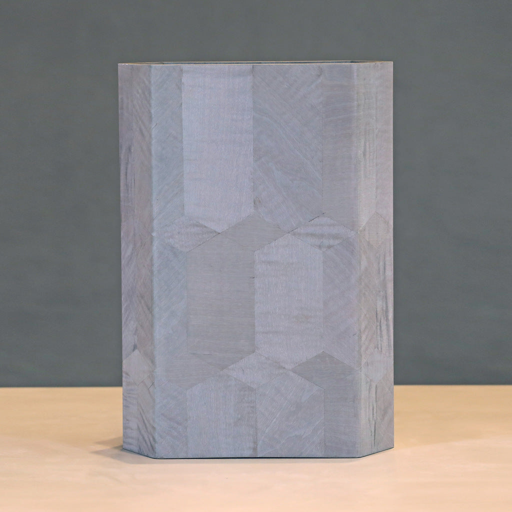 TFS GEOMETRIC GREY VASE (Tall)